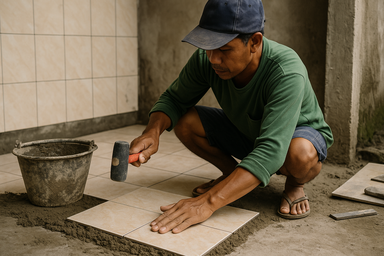 Pemasangan Keramik